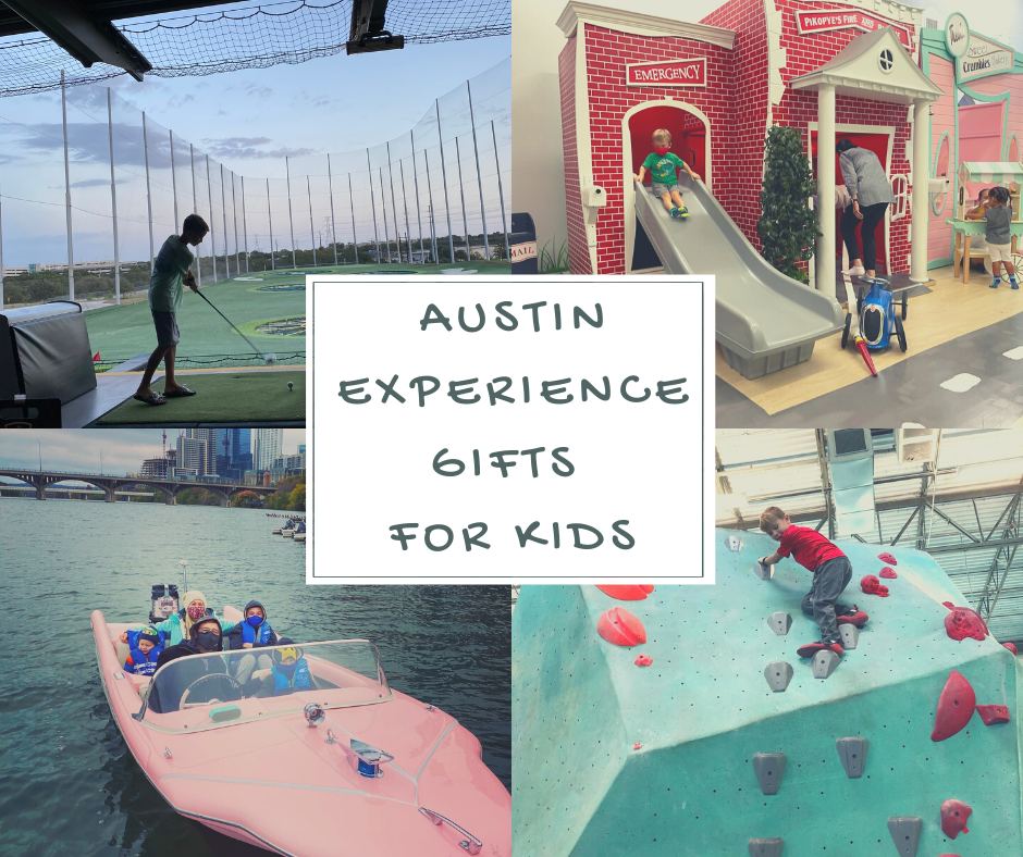 experience gifts for kids in austin