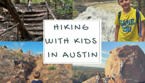 hiking with kids in austin