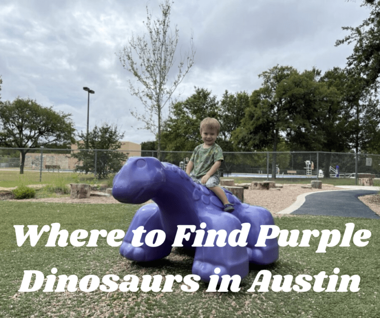 Where to Find Purple Dinosaurs in Austin