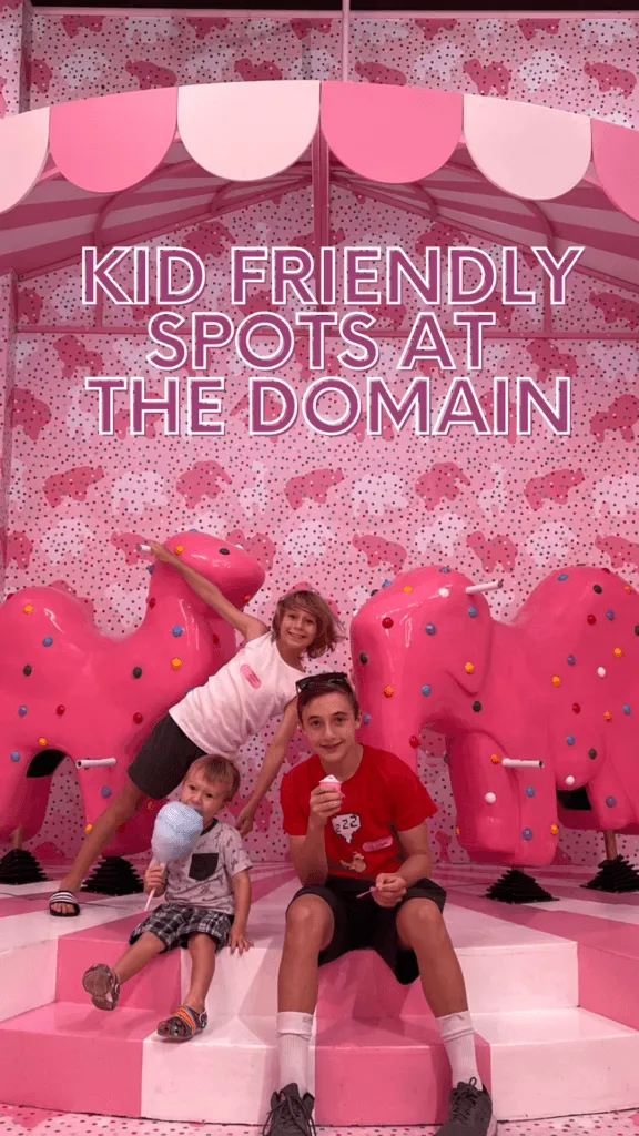 Pin this post to Pinterest for Kid Friendly Spots At The Domain