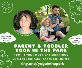 Parent & toddler yoga in the park