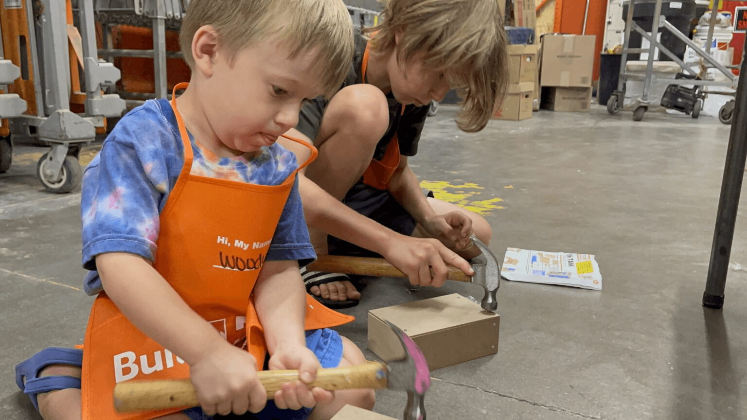 Free Kids DIY at Home Depot Austin Fun for Kids