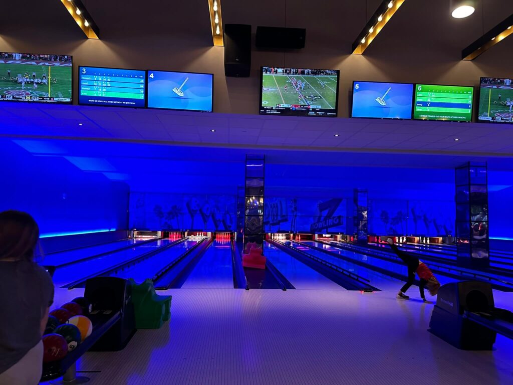 bowling at b-lux in round rock