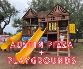 pizza + playgrounds