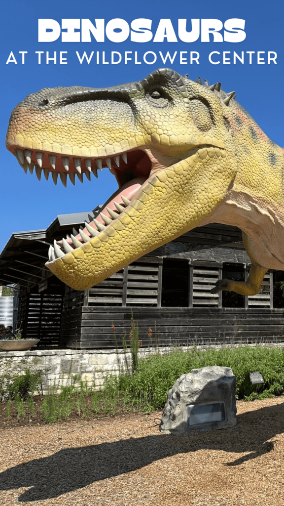 dinosaurs around the world at the wildflower center