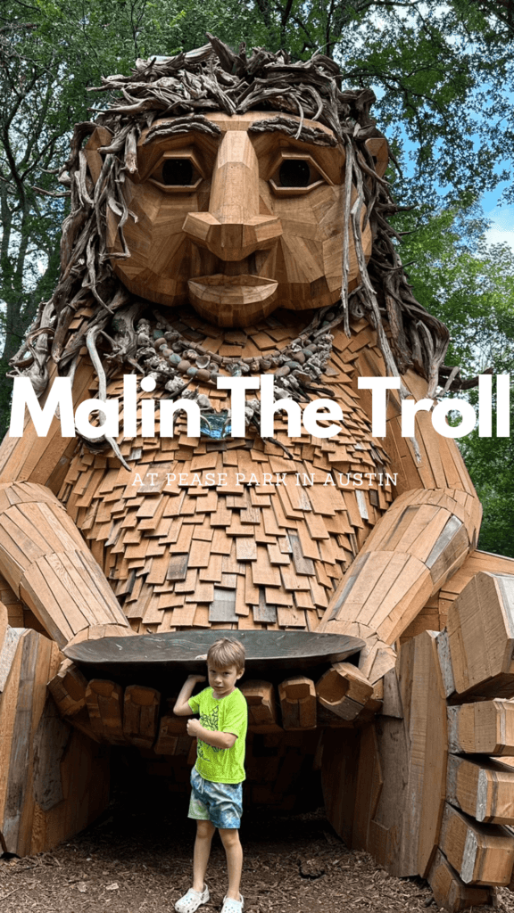 Malin the Troll at Pease park