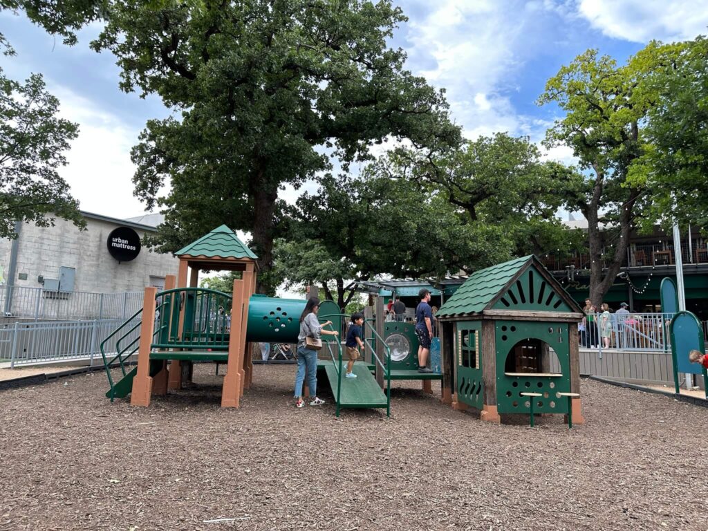 playground and live music at central market north lamar