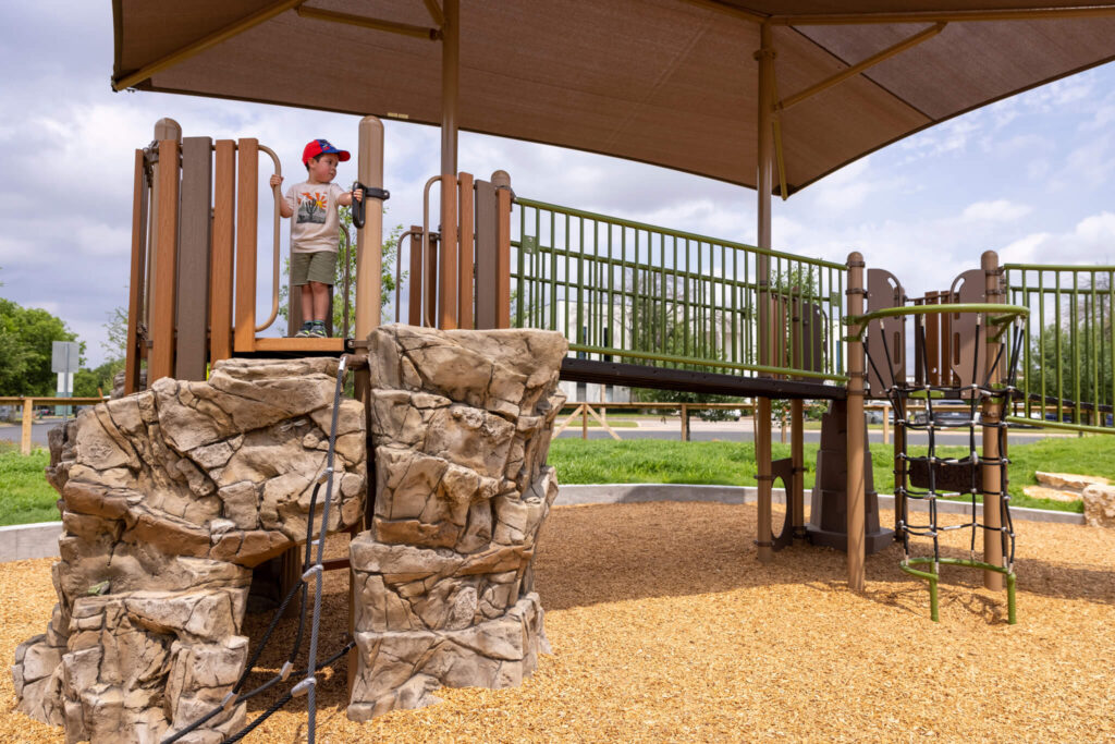 Alderbrook Park new shade structure