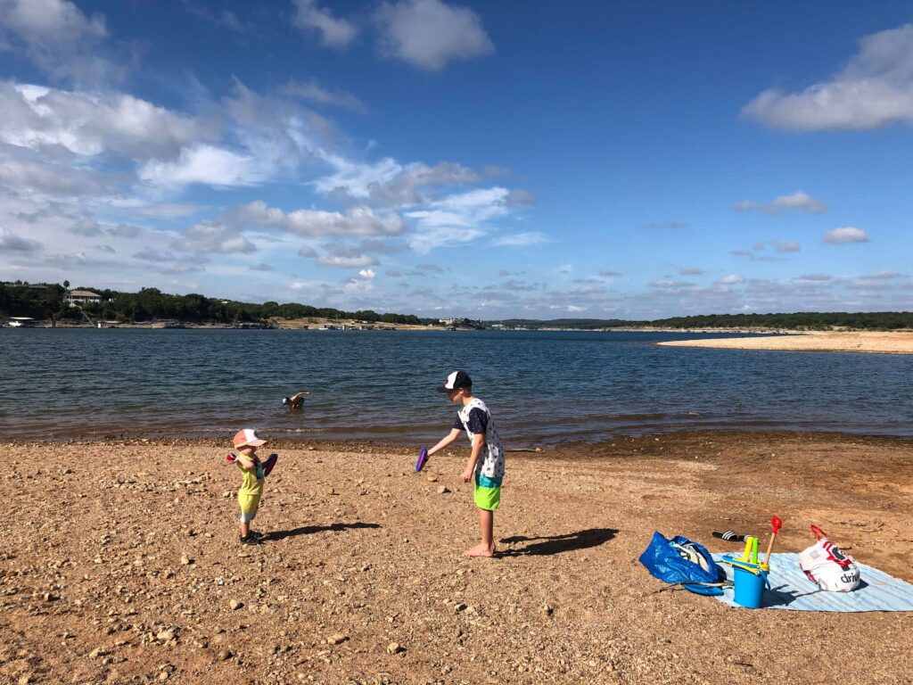 mudd cove beach lake travis austin pace bend park