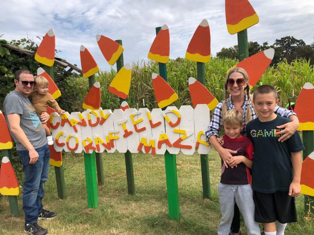 corn maze at sweet berry farm