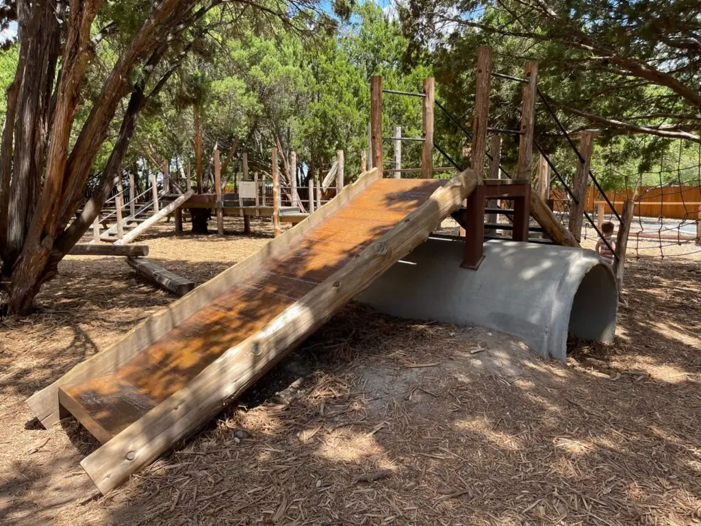 Meanwhile Brewing family-friendly outdoor playground in Austin