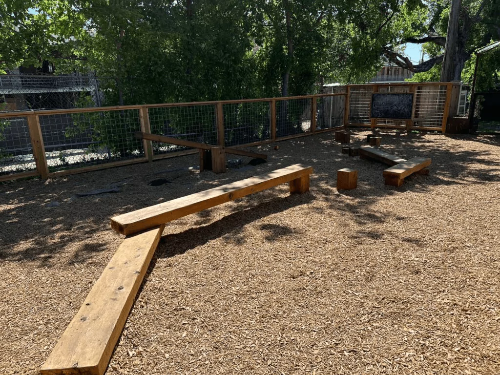 Play area at Redbud Ice House