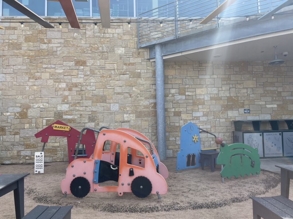 whole foods at the domain austin play area for kids