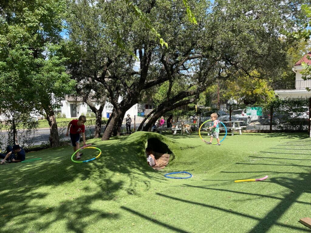 littlefield's restaurant with playground austin