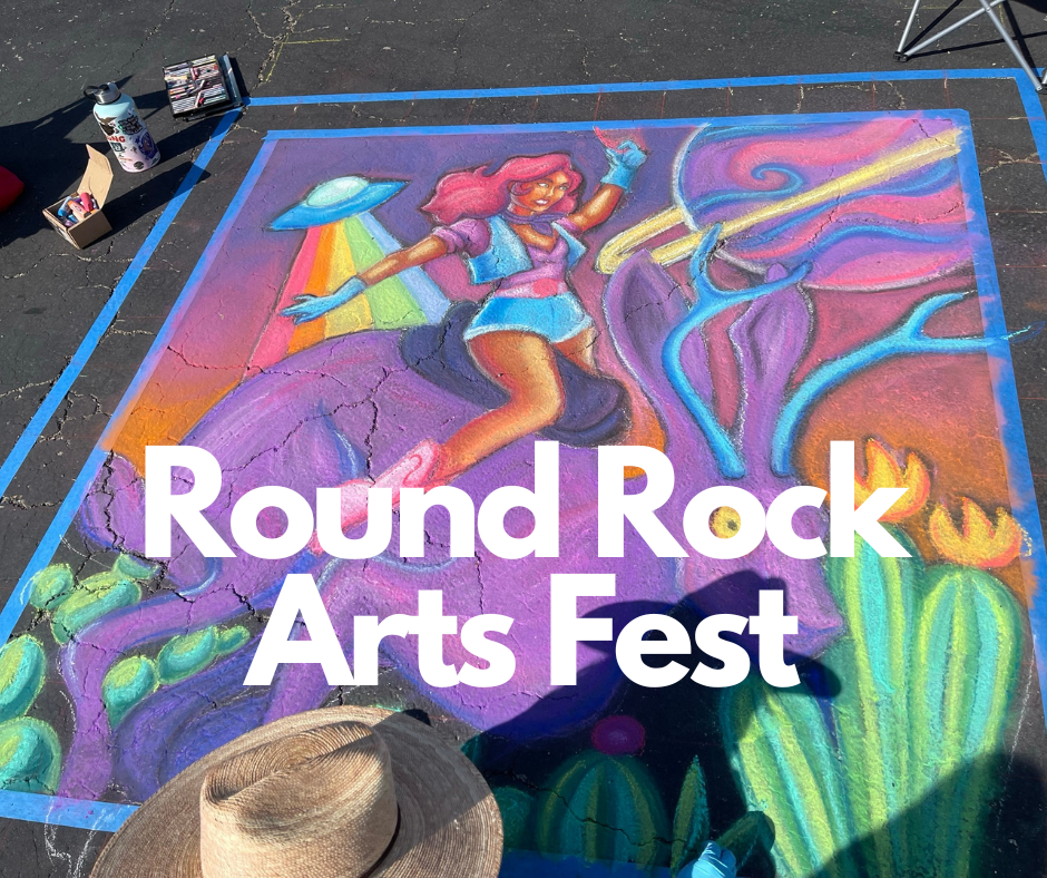 round rock arts fest round rock chalk walk