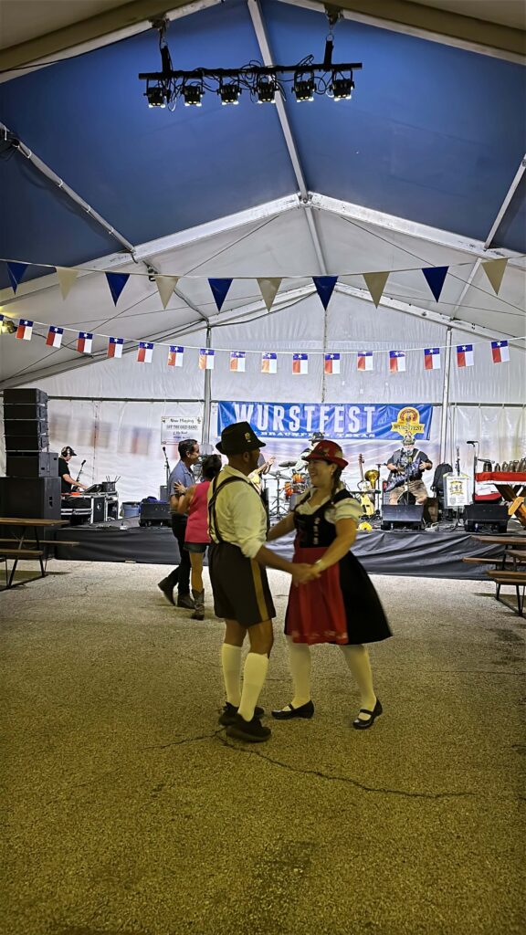 dancing at wurstfest