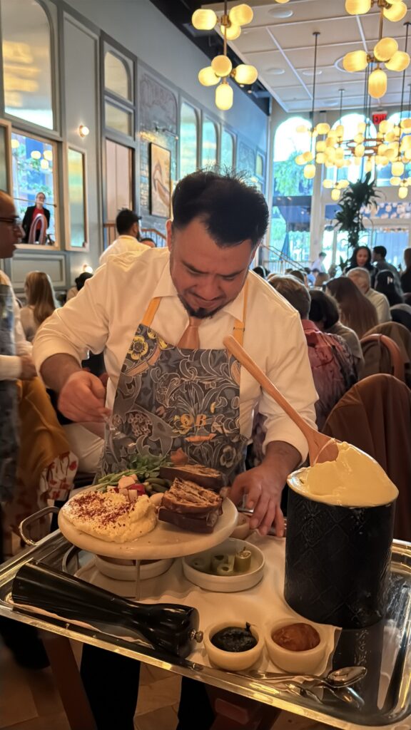 the butter service at quality bistro in new york