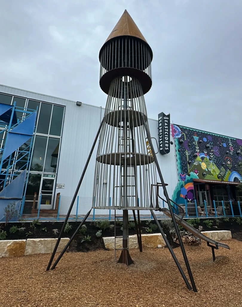 Stargazer rocket ship playground