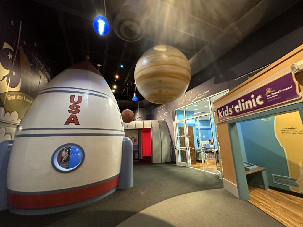 Interactive exhibit at McKenna Children’s Museum in New Braunfels