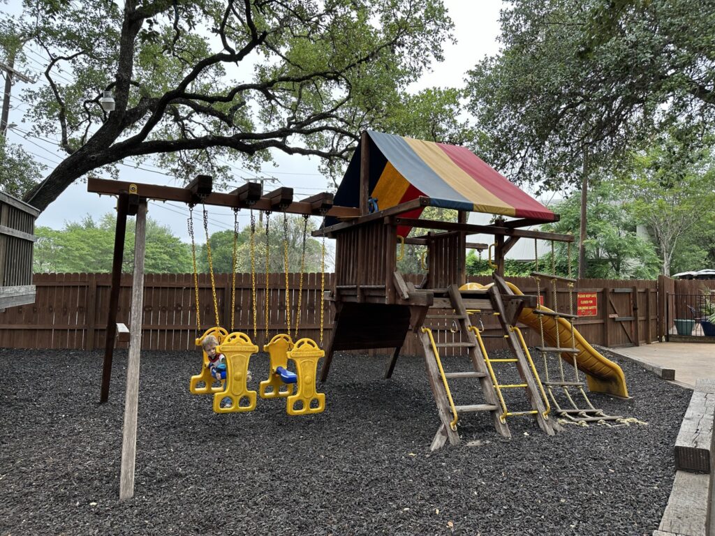 Playground at Herbert’s Mexican restaurant in New Braunfels